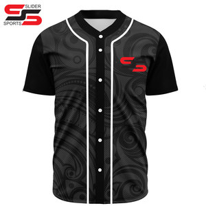 Tout nouveau Design 100% Polyester Élégant Nouveau Design OEM Maillot de Baseball Sublimé Pour Hommes Jeunes Unisexe Sports Baseball Shirt - Product Image 1