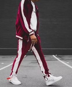 Unisex High Quality Luxury Fleece <b>Hooded</b> Zipper-Up Tracksuit Custom Embroidery Logo Sport Training Jogging Wear Autumn Plain - Product Image 3