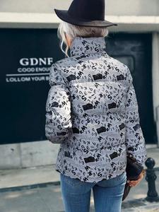 Diseño personalizado al por mayor ligero sublimado impreso acolchado burbuja abajo abrigos chaqueta acolchada - Product Image 2