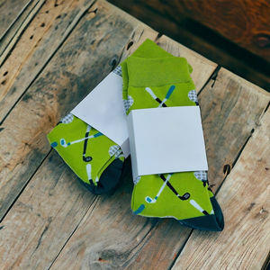 Chaussettes de golf VN Factory Crew, motif jacquard de dessin animé, antibactériennes, antidérapantes, séchage rapide, respirantes, sportives, de haute qualité - Product Image 4