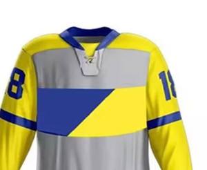 Vêtements de sport Hommes Hockey sur glace Uniforme Top Tendance Anti-Rides Offre Spéciale de haute qualité Prix pas cher Uniforme de Hockey sur glace avec sur mesure - Product Image 6