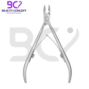 Coupe-cuticules en acier inoxydable de 7 mm avec une large ouverture de mâchoire et une lame incurvée - Outil professionnel durable pour la pédicure et la manucure - Product Image 2