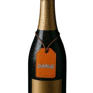 Accesorios de marca de lujo Etiquetas de etiquetas de vino de cuero personalizadas Premium - Product Image 4