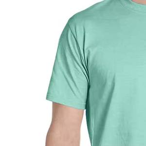 Haute qualité été 100% coton vierge surdimensionné lourd t-shirt impression personnalisée poids lourd t-shirt uni hommes t-shirt pour unisexe - Product Image 3