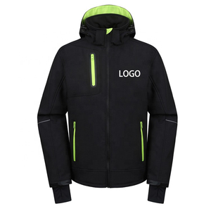 Logotipo personalizado Ropa DE TRABAJO Uniforme Soft Shell Cortavientos impermeable Poliéster Invierno Hombres Trabajo Lluvia Chaqueta Softshell - Product Image 4