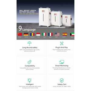 CE/RoHS Certified White Home Solar Storage <b>System</b> 51.2V 300Ah Lithium Iron Phosphate Grade 15kWh Smart EMS Control Off-<b>Grid</b> - Product Image 3