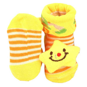 Newborn <b>Booties</b> - Yellow - Product Image 2