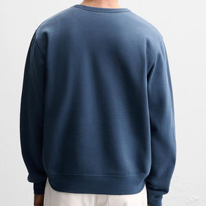 Otoño Invierno personalizado de alta calidad impreso sudadera transpirable hombres 380gsm algodón francés gota hombro sudadera hombres - Product Image 3