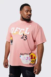 Men's <b>100</b>% Cotton Knitted <b>Yarn</b> Dyed Solid 250GSM Long Oversized T-Shirt Customized Premium Sewing Blank Design Eco-Friendly 2026 - Product Image 1