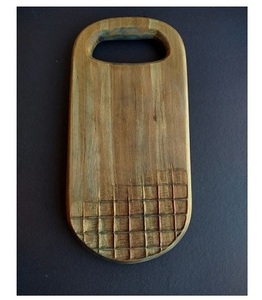 Ensemble de planches à fromage en bambou, planche à découper en acier inoxydable avec poignée, rotative, portable, écologique, passe au lave-vaisselle - Product Image 2