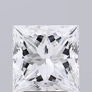 Diamant de laboratoire taille princesse de 1 à 5 carats pour bague de fiançailles couleur D-E-F VS + clarté diamant CVD écologique lâche - Product Image 1