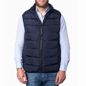 Gilet d'hiver matelassé personnalisé, léger, imperméable, coupe-vent, sans manches, à capuche, vente en gros, tissu chaud, vêtements d'extérieur - Product Image 1