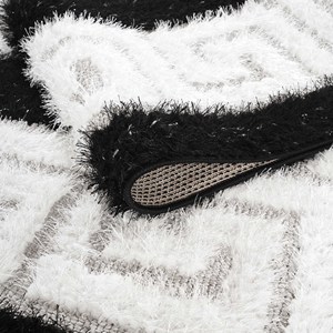 Tapis en polyester floral moderne le plus vendu pour la maison, personnalisable pour porte et salle à manger, fabriqué en Turquie, lavable et réversible - Product Image 2