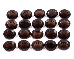 Piedra preciosa suelta de cuarzo ahumado Natural de calidad AAA, Marrón ovalado de 9x7 MM para la fabricación de joyas directamente de los fabricantes de piedras preciosas de la India - Product Image 2