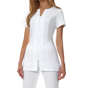 Uniforme Scrub tejido algodón poliéster ropa moderna para el cuidado de la salud bienestar Spa personal transpirable duradero ropa de trabajo profesional - Product Image 6