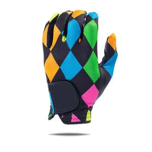 Fournisseur direct usine adultes gauche droite gants de golf en cuir couleur différente conception de sublimation logo personnalisé gants de golf - Product Image 1