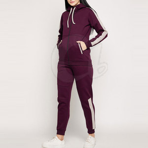 Chándal de algodón para mujer, chándal hecho a medida, servicio OEM, último estilo - Product Image 3