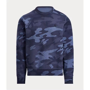 เสื้อสเวตเชิ้ตแขนยาวลำลองสำหรับผู้ชาย ลายพรางต้นไม้จริง คอทรงโอ ผ้าทอ - Product Image 2