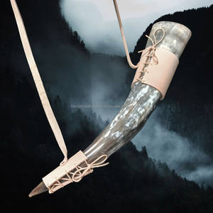 Premier choix pour les connaisseurs de bière et d'hydromel Grand artisanat naturel artisanal corne à boire Stein - Product Image 1