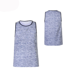 2024 <b>Men's</b> Casual Sleeveless Sports <b>Tank</b> <b>Top</b> Custom Logo High Quality Polyester Quick Fit Running Shirt Breathable Fitness - Product Image 1