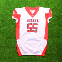 Camisetas de fútbol de estilo americano Camiseta de fútbol americano cosida auténtica barata personalizada de alta calidad con guantes