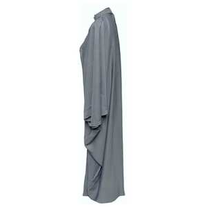 Long Grey Batwing Farasha <b>Abaya</b> Jalabiya Traditional Muslim Clothing <b>Dress</b> From the Arab World - Product Image 3