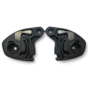 Placas del mecanismo de la visera Scorpion EXO-GT SP Air 530/530i/1500 Air, accesorios negros para casco de motocicleta - Product Image 1