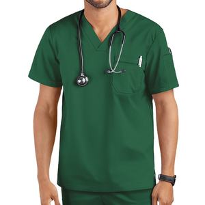Conjuntos de uniformes médicos de enfermería, uniformes médicos de enfermería, uniformes de clínica, tops de manga corta - Product Image 2
