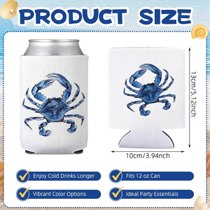 Housse isotherme pliable en néoprène imperméable avec fermeture éclair, porte-boissons portable pour le camping, la randonnée et la plage - Product Image 2