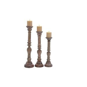 เชิงเทียนไม้อะคาเซียธรรมชาติเชิงเทียนไม้สไตล์โมเดิร์น - Product Image 4