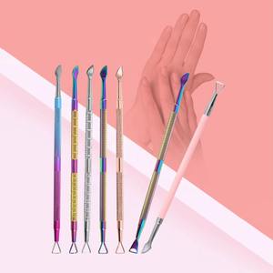 Precision Stainless Steel Dual-End Double Head Reusable Cuticle <b>Nail</b> Pusher for Professional Salon & Home Use - Product Image 5