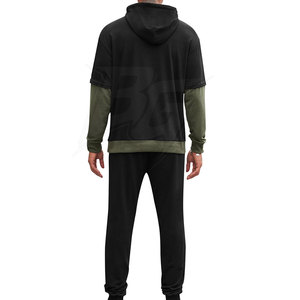 Conjunto Deportivo de Invierno para Hombre de Alta Calidad, con Capucha, Informal, Sólido, Cómodo, para Gimnasio, Entrenamiento, Fútbol, Actividades al Aire Libre - Product Image 3