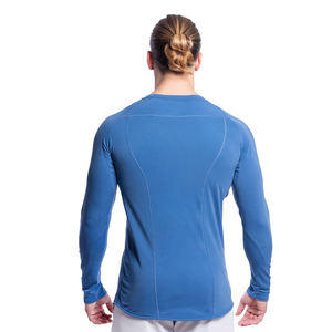 Camiseta de Compresión Deportiva Personalizada para Hombre, Artes Marciales, Secado Rápido, Transpirable, Satén 100% Poliéster, Invierno, Manga Larga, 180g - Product Image 3