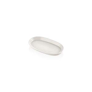 Noon Cream Oval Serving Set of 2 17 cm Dishes & <b>Plates</b> - Product Image 1