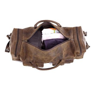 Sac de voyage en cuir de buffle extra large fait à la main, élégant et pleine fleur, sac de voyage personnalisé à la mode pour l'approvisionnement en vrac - Product Image 6