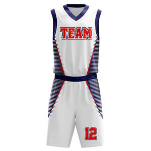 Cómodo uniforme de baloncesto ajustado creado con tela elástica ligera que ofrece flexibilidad, fuerza, comodidad activa - Product Image 5