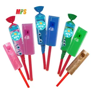 OEM caramelo dulces fabricante al por mayor Halal japonés silbato caramelo Pops Lolly