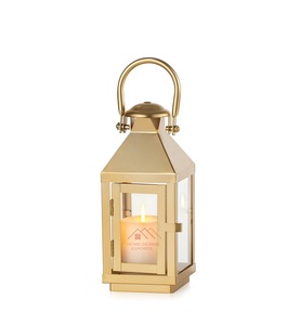 Farol de Metal con Acabado Antiguo de Cobre - Product Image 4