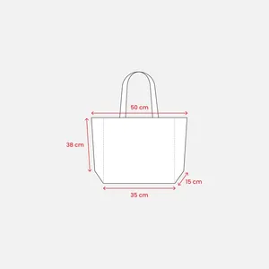 Borse Shopper Personalizzate in Cotone con Manici Lunghi, Borse Promozionali Personalizzate con Manici Lunghi - Product Image 2