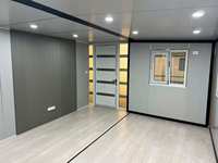 Maison conteneur extensible de 10 pieds à assemblage rapide, maisonnette modulaire préfabriquée, cabane portable personnalisée directement de l'usine, grande durabilité