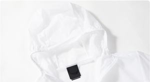 Veste coupe-vent streetwear pour hommes, fabricant de vestes imperméables, logo personnalisé, sweat à capuche demi-zip, veste coupe-vent - Product Image 6