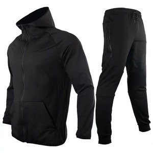 2025 nueva llegada ropa deportiva Jogger chándal hombres alta calidad deporte ropa deportiva chándal correr liso 100% algodón chándal hombres - Product Image 5