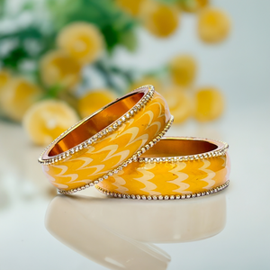 Bracelet Artful Luxury en marbre, motif vague, laiton doré et métal - Product Image 2