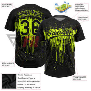 Personnalisez votre propre design, impression par sublimation, maillots de baseball/softball respirants, taille plus, logo personnalisé OEM - Product Image 3