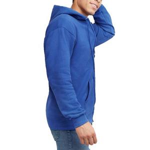 Venta caliente moda cremallera sudaderas con capucha Pakistán mejor diseño sus propios hombres cremallera sudaderas con capucha liso en blanco hombres cremallera Sudadera con capucha - Product Image 2