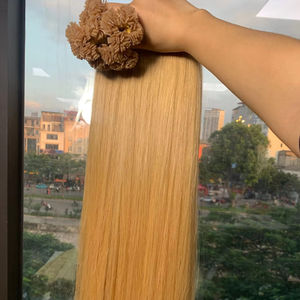 <b>Top</b> Selling Bulk Hair Extensions 100% Vietnamese Virgin Hair 20 Inches Dark Color 100g Super Double Drawn Strong Silky Bleached - Product Image 1