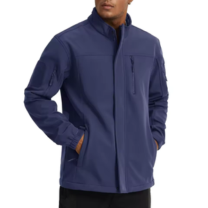 Veste matelassée pour homme, nouvelle mode, couleur unie, toile, veste d'hiver pour homme personnalisée, toile respirante, imperméable, coupe-vent, à capuche - Product Image 2