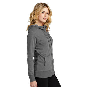 เสื้อฮู้ดแบบรูดซิปสำหรับผู้หญิงเสื้อมีฮู้ดผ้าปักลายไซส์ใหญ่พิเศษออกแบบได้ตามต้องการ - Product Image 3