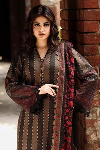 Dernier cri de conception salwar kameez pour femmes vêtements d'hiver pour dames robe en lin de très haute qualité imprimée brodée lenin - Product Image 3