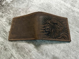 Cartera de cuero vintage Accesorio elegante asequible para viajes y uso de oficina Cartera de cuero hecha a mano clásica de la mejor calidad - Product Image 2